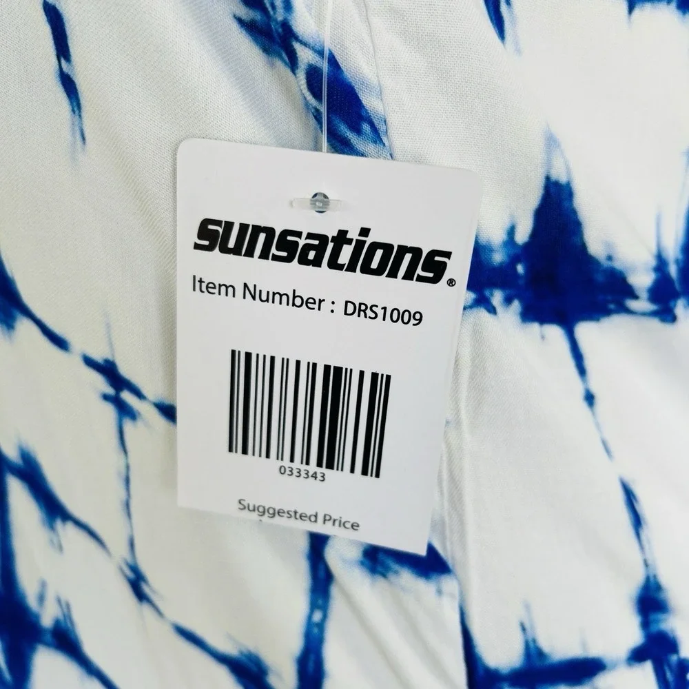 Sunsations Tie Dye‎ Sundress Small Boho Shibori Festival Mini Vacation Summer